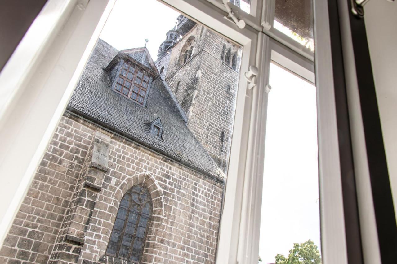 Das Fachwerkhaeuschen Am Kornmarkt - Herzlich & Charmant Quedlinburg Eksteriør bilde