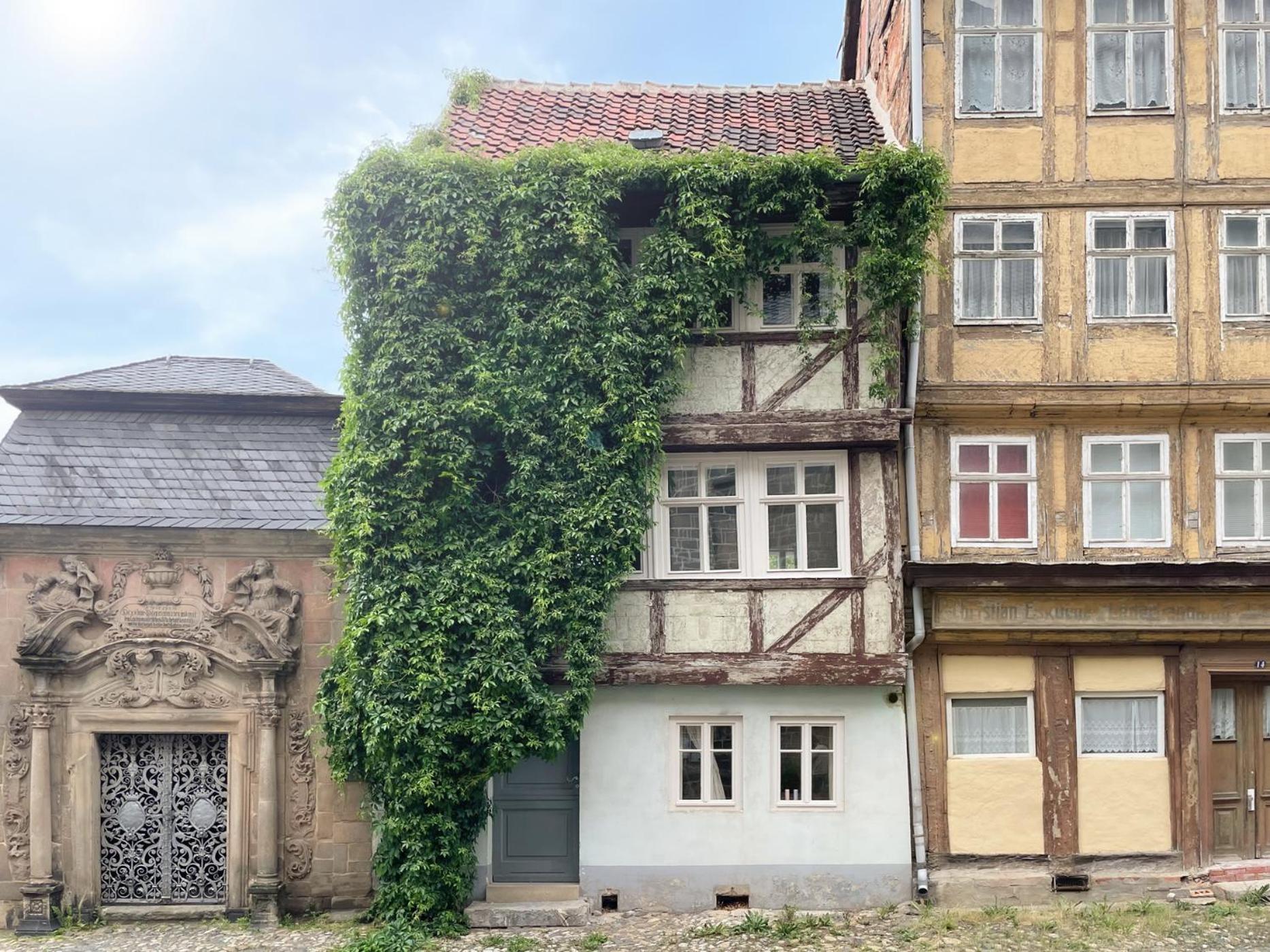 Das Fachwerkhaeuschen Am Kornmarkt - Herzlich & Charmant Quedlinburg Eksteriør bilde